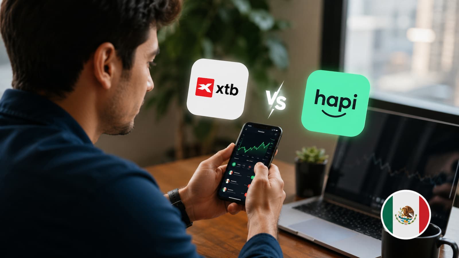Comparación de XTB y Hapi para usuarios en México