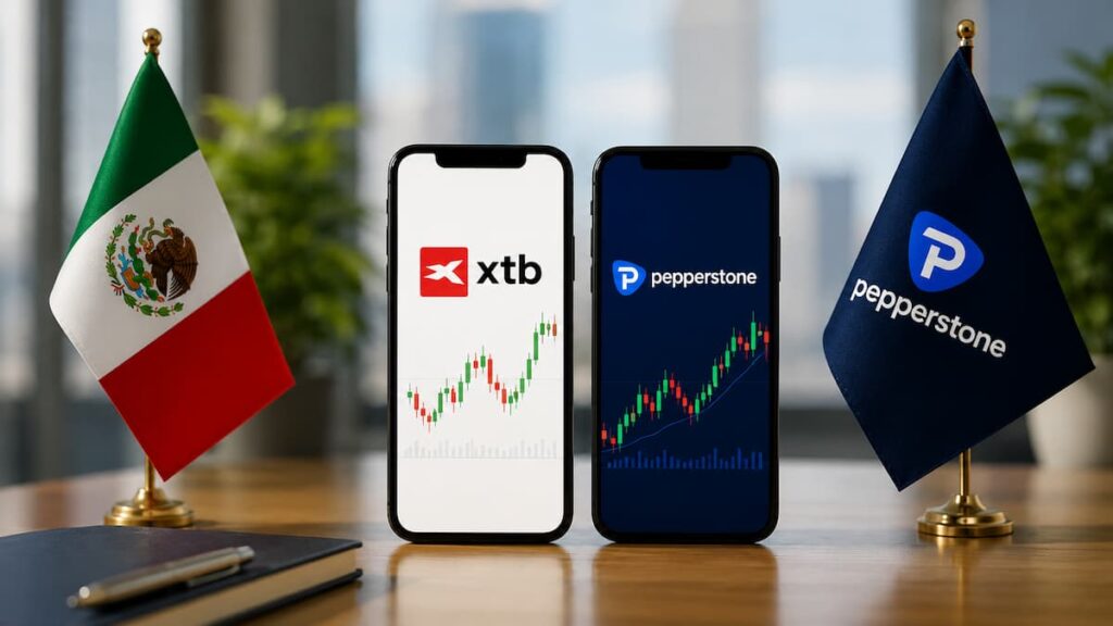 Comparación entre XTB y Pepperstone para usuarios mexicanos