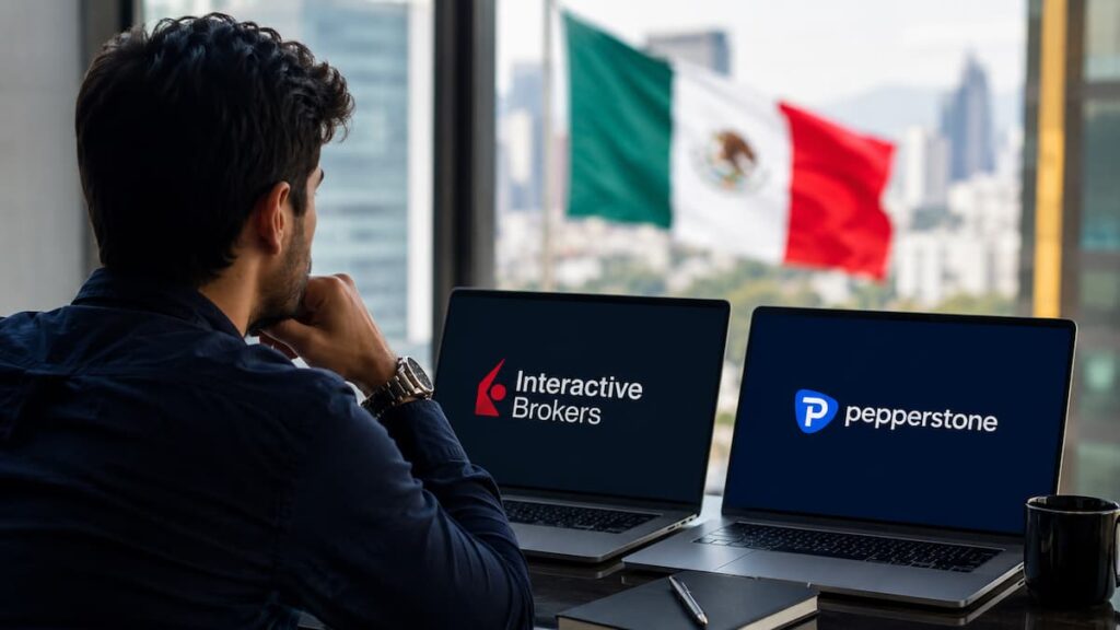 Comparativa de Interactive Brokers y Pepperstone para usuarios mexicanos