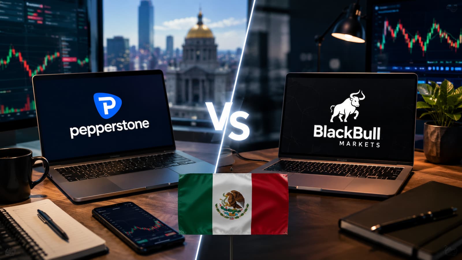 Comparativa de Pepperstone y BlackBull Markets para México