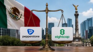 Comparativa de Pepperstone y Eightcap para usuarios mexicanos