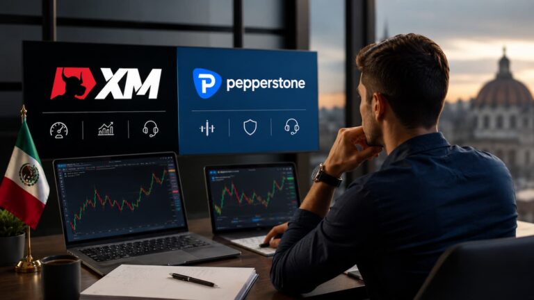 Comparativa de XM y Pepperstone para traders en México