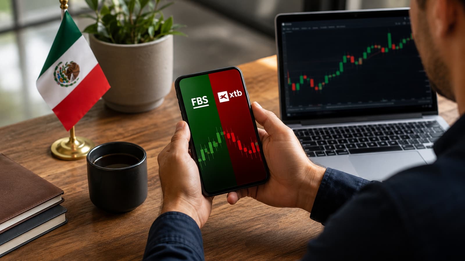 Comparativa mensual de FBS y XTB para usuarios en México