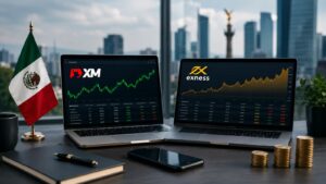Comparativa mensual de XM y Exness para usuarios en México