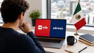 Comparativa mensual de XTB y Admirals para usuarios en México