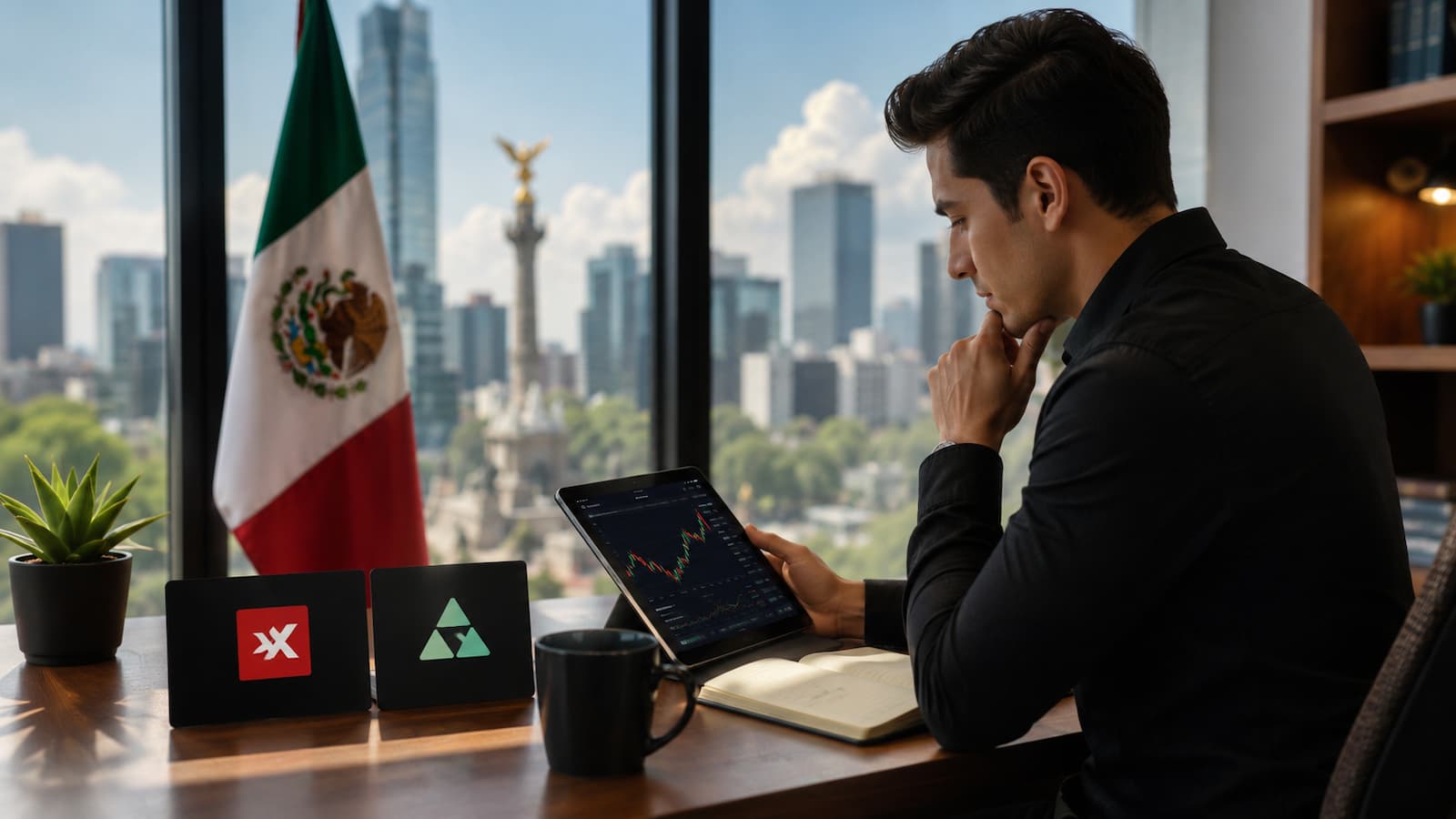 Comparativa mensual entre XTB y Trii para usuarios mexicanos