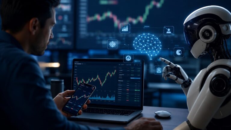 Herramienta de IA conectada a una cuenta de trading