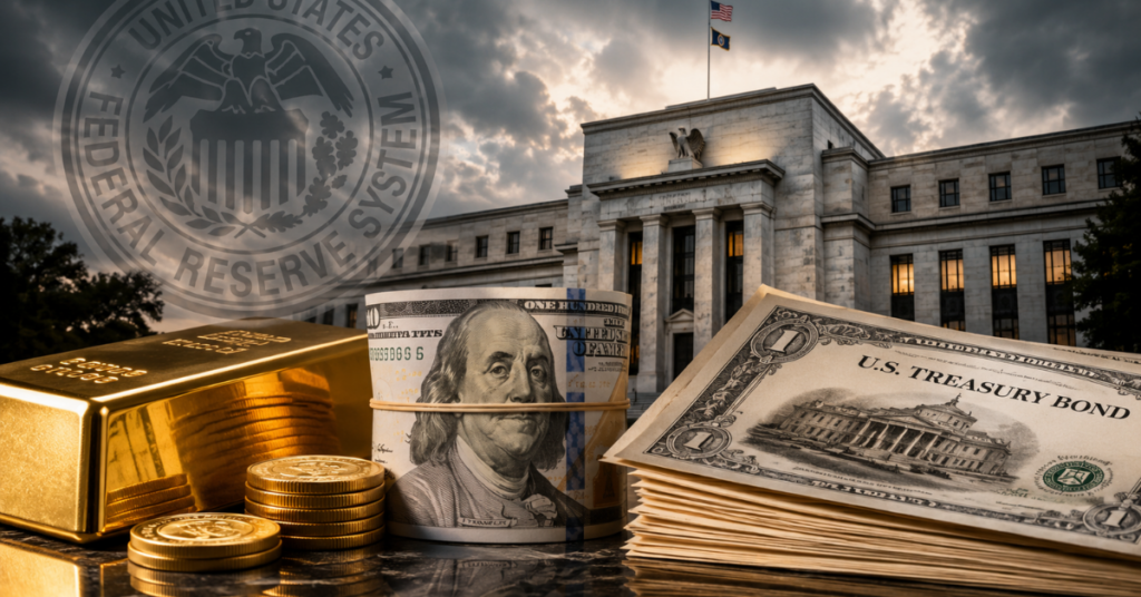 Oro dólar y bonos bajo la mirada de la Fed