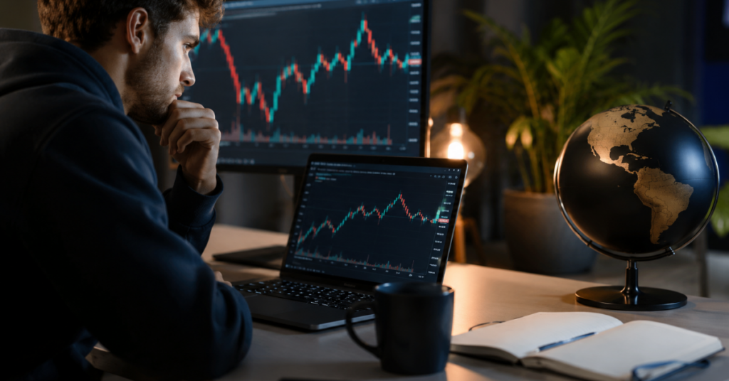 Promoción de Topstep con descuento y condición territorial para traders