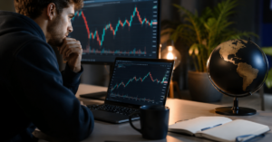 Promoción de Topstep con descuento y condición territorial para traders
