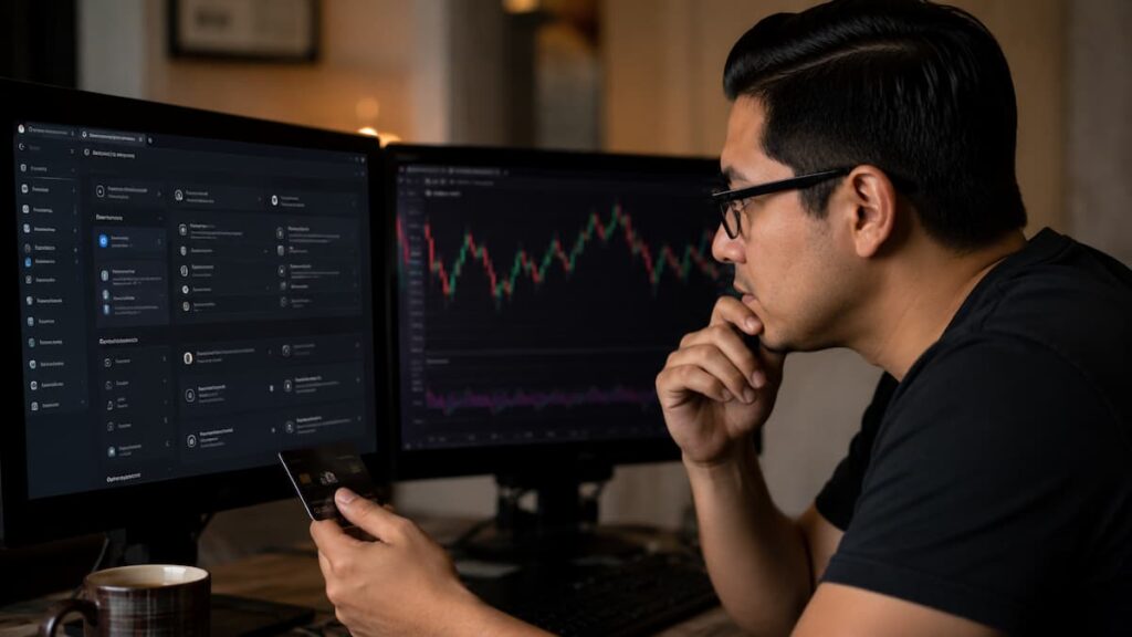 Trader mexicano revisa reglas de fondeo instantáneo antes de pagar una cuenta