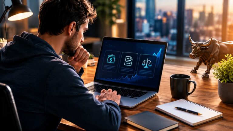 Trader revisa condiciones de payout y reglas de BrightFunded