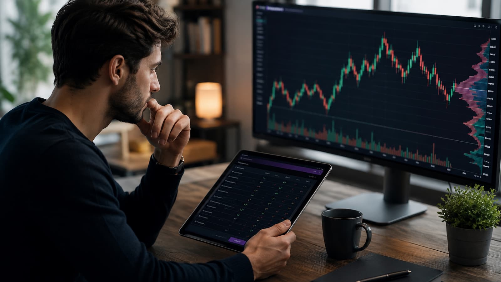 Trader revisa condiciones de un challenge antes de pagar