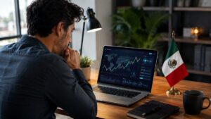 Usuario en México revisa condiciones de un bono global de trading