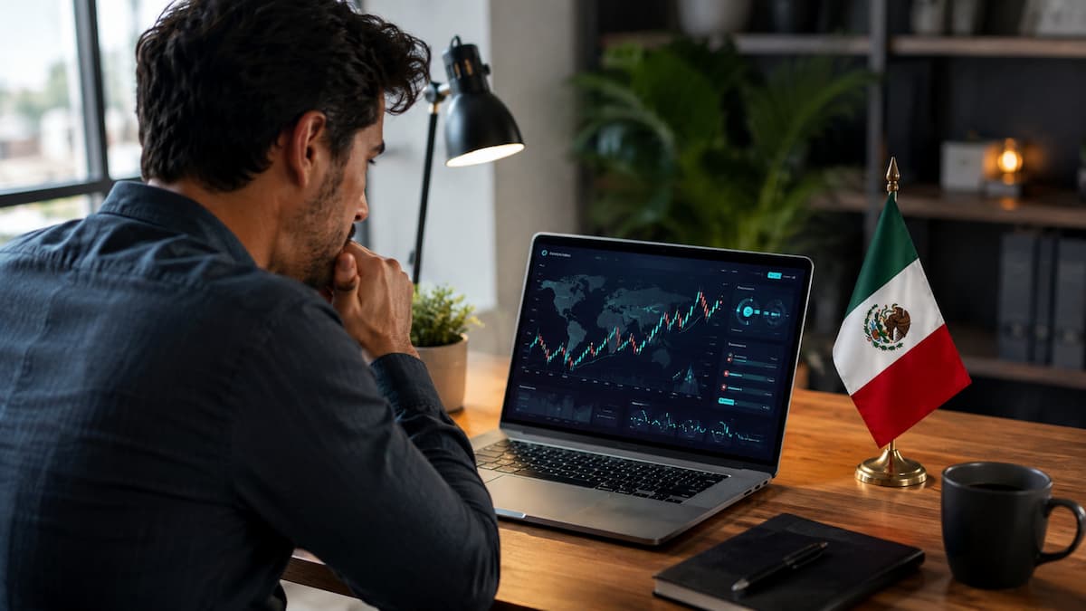 Usuario en México revisa condiciones de un bono global de trading