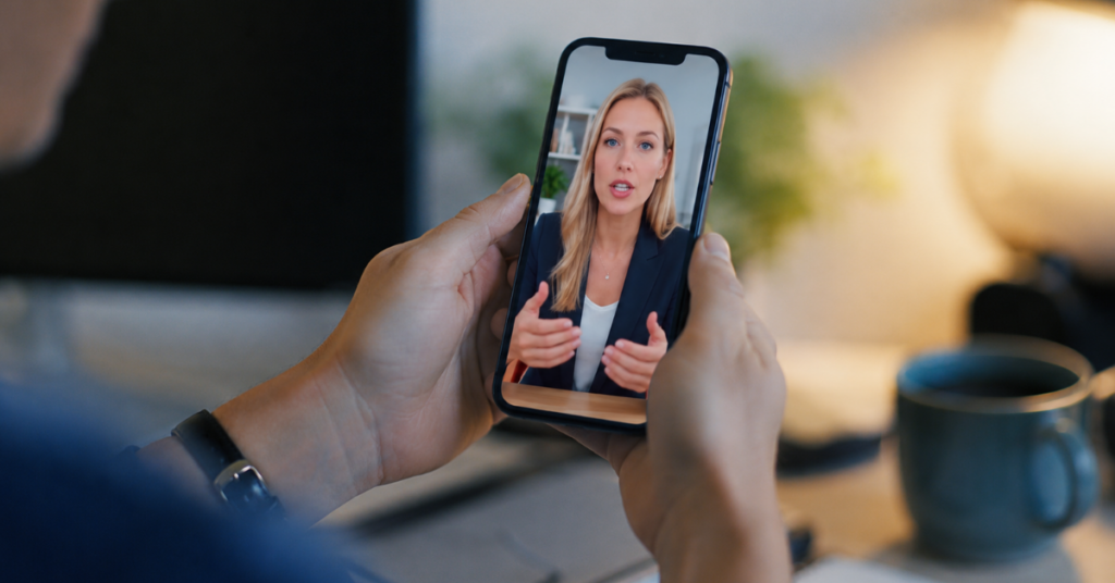 Video falso con IA usado para promover una supuesta app de inversión