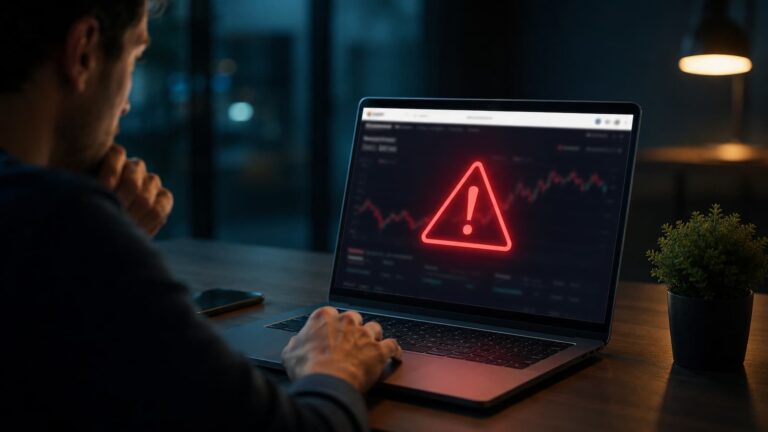 Advertencia sobre webs clonadas que imitan a brókers antes de depositar dinero