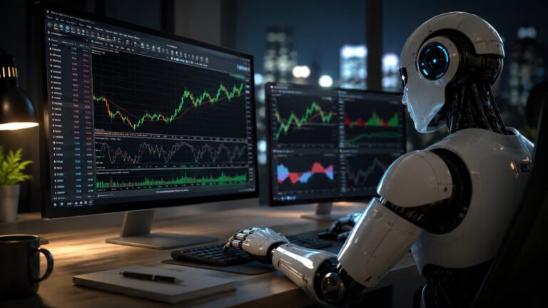 Asistente de IA conectado a MetaTrader 5 en una cuenta de trading