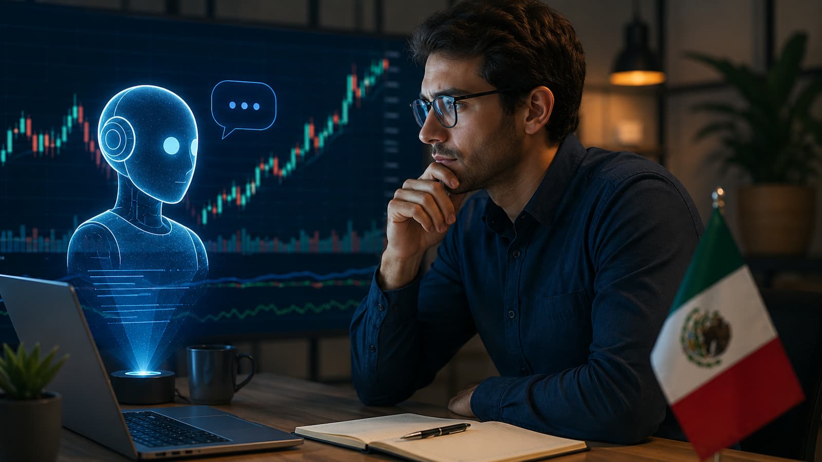 Asistentes de IA llegan al trading pero México aún debe confirmar acceso.