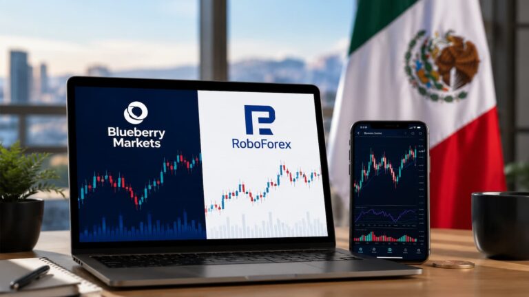 Blueberry Markets vs Skilling comparativa de brókers para México