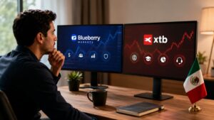 Blueberry Markets y XTB comparados para usuarios que operan desde México