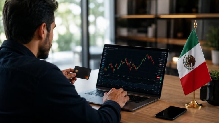 Brókers de Forex con fondeo por tarjeta y SPEI desde México.