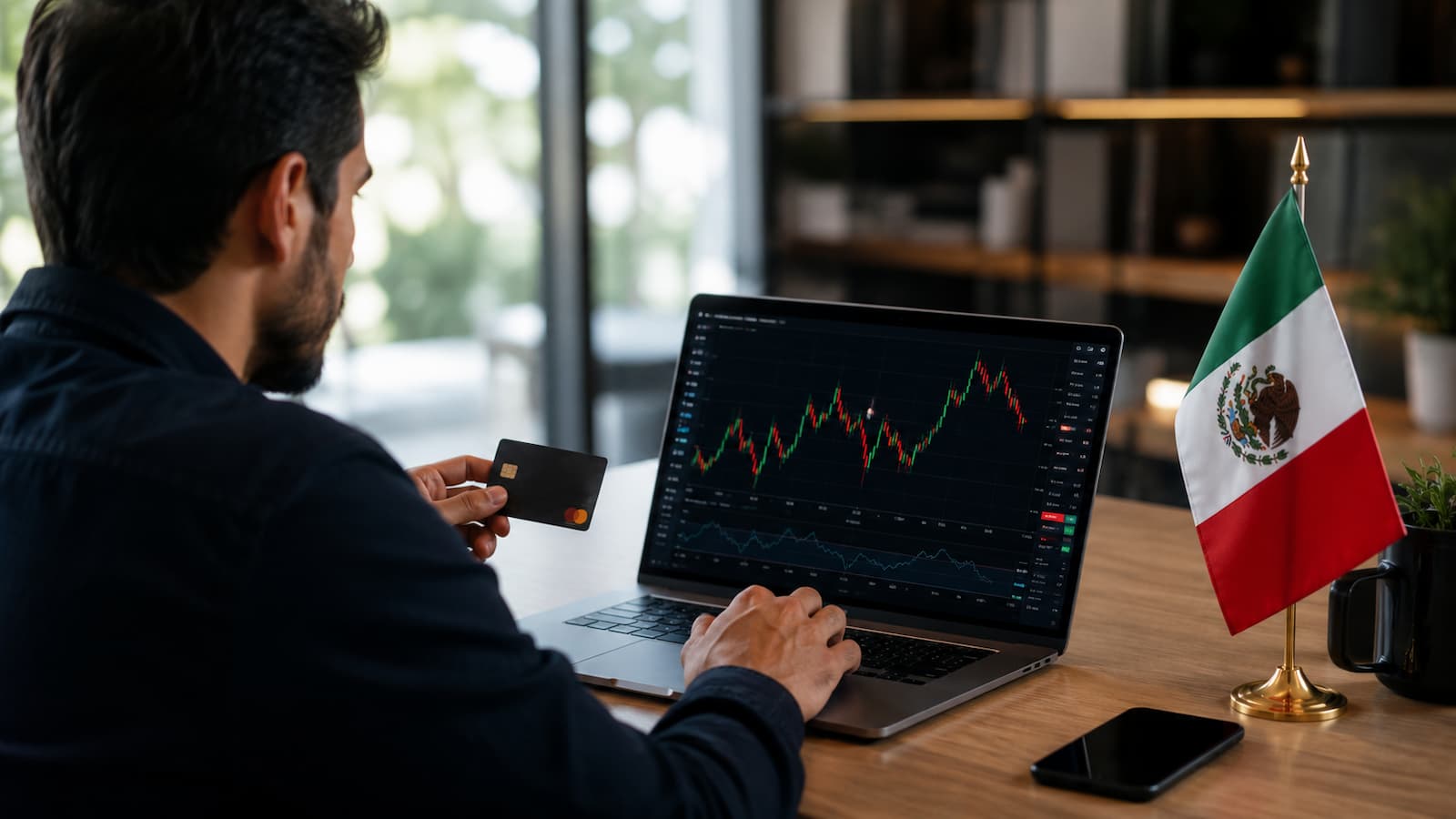 Brókers de Forex con fondeo por tarjeta y SPEI desde México.