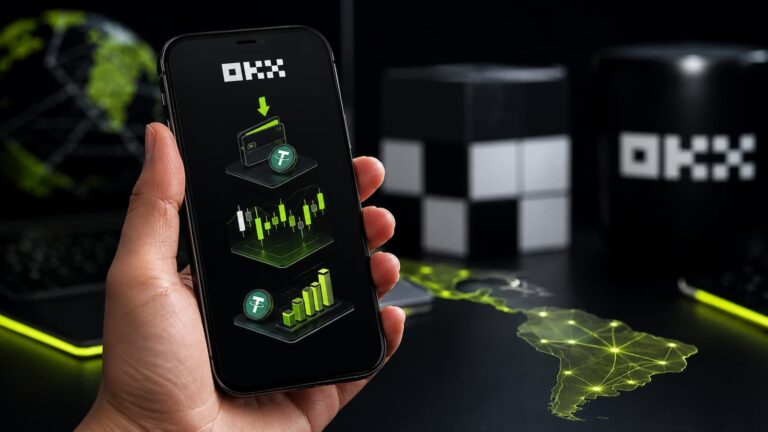 Campaña LATAM de OKX con tareas de depósito primer trade y volumen