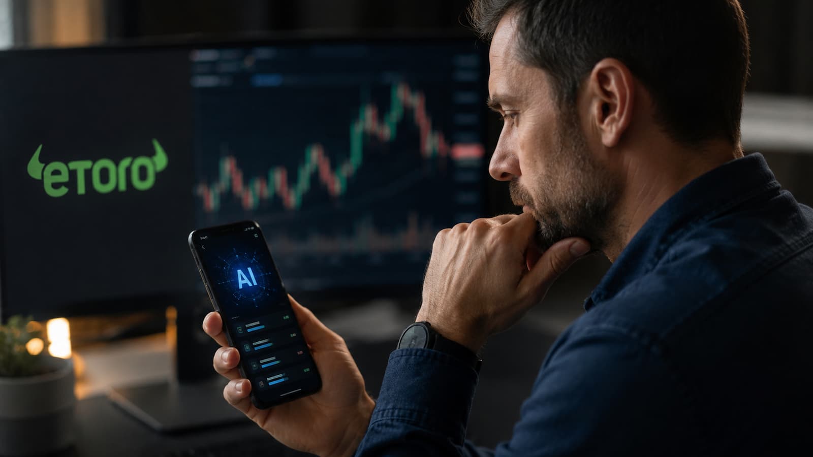 Carteras con IA en eToro automatización permisos y riesgos.