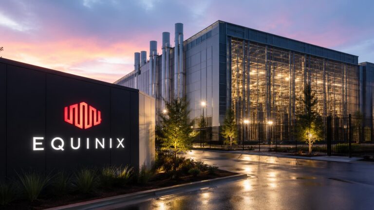 Centro de datos de Equinix donde la financiación verde afronta su prueba de credibilidad.