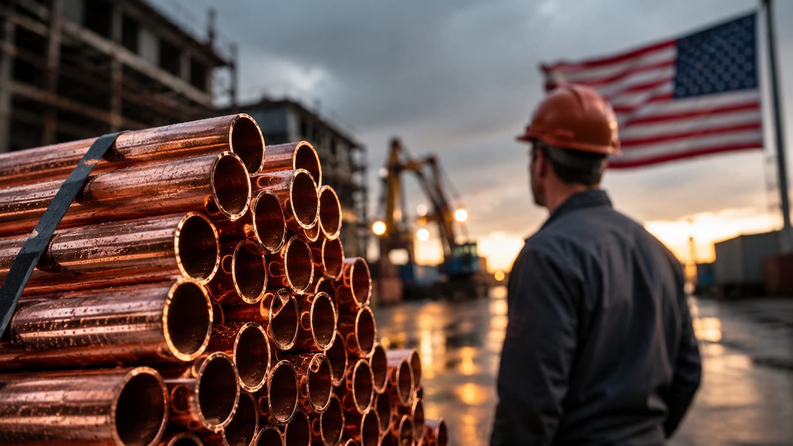 Cobre industrial bajo presión por aranceles de USA