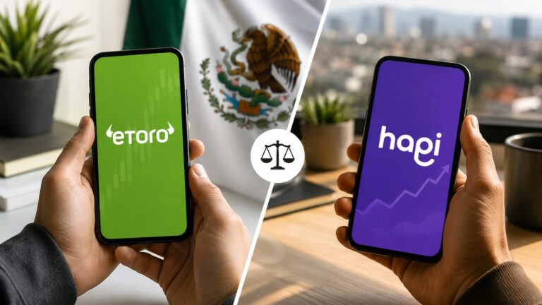 Comparación de eToro y Hapi para usuarios mexicanos en julio