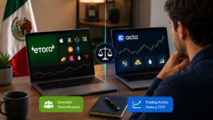 Comparación de eToro y OctaFX para usuarios mexicanos