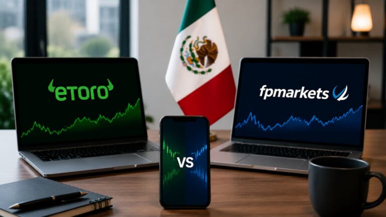 Comparación entre eToro y FP Markets para usuarios en México