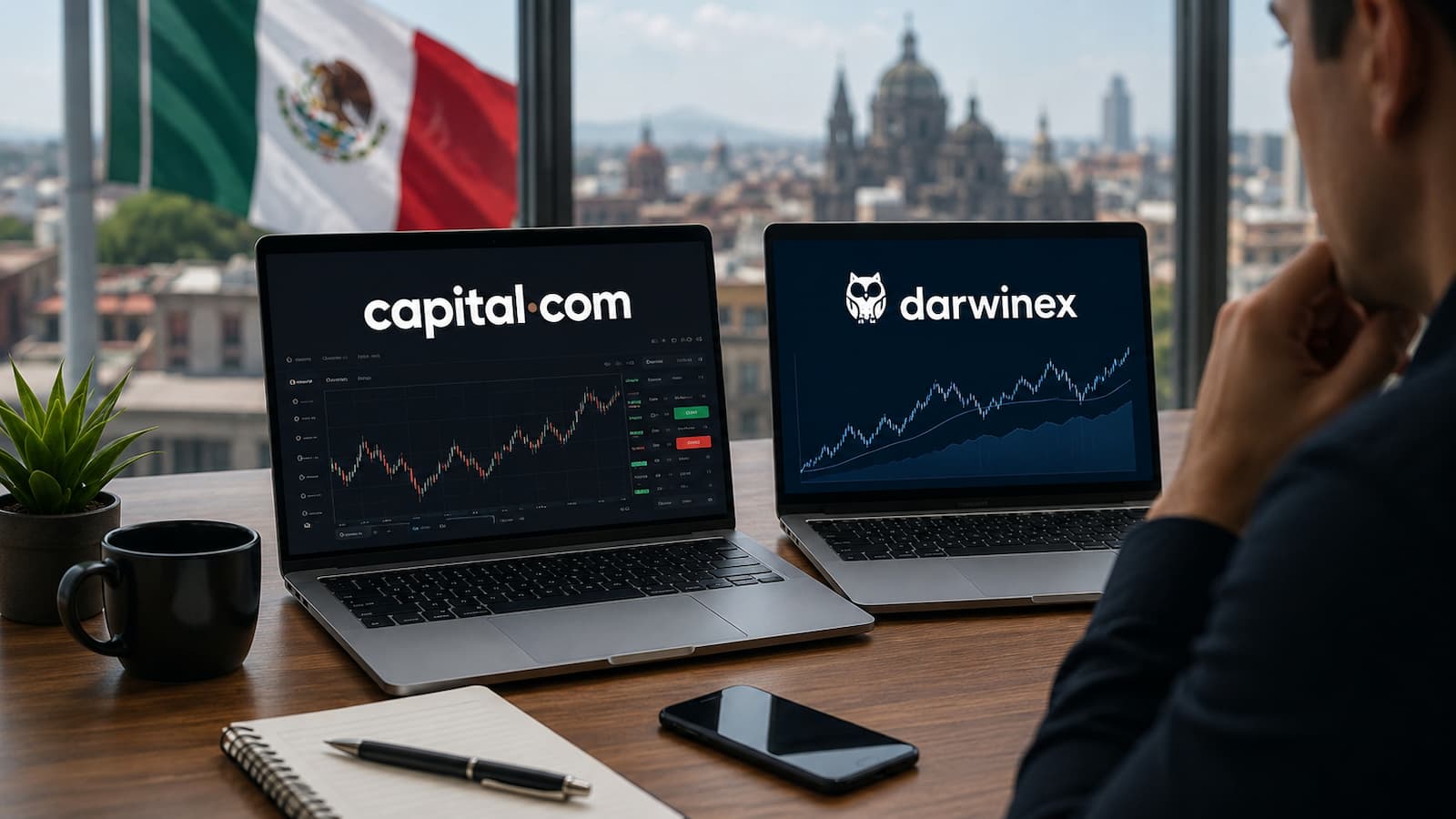 Comparativa Capital.com vs Darwinex para usuarios mexicanos