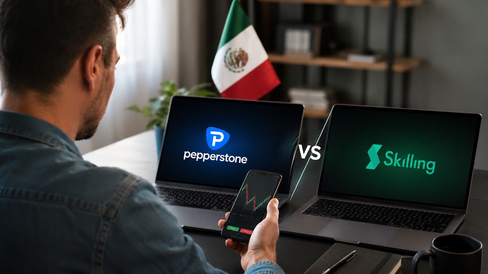 Comparativa Pepperstone vs Skilling para usuarios en México