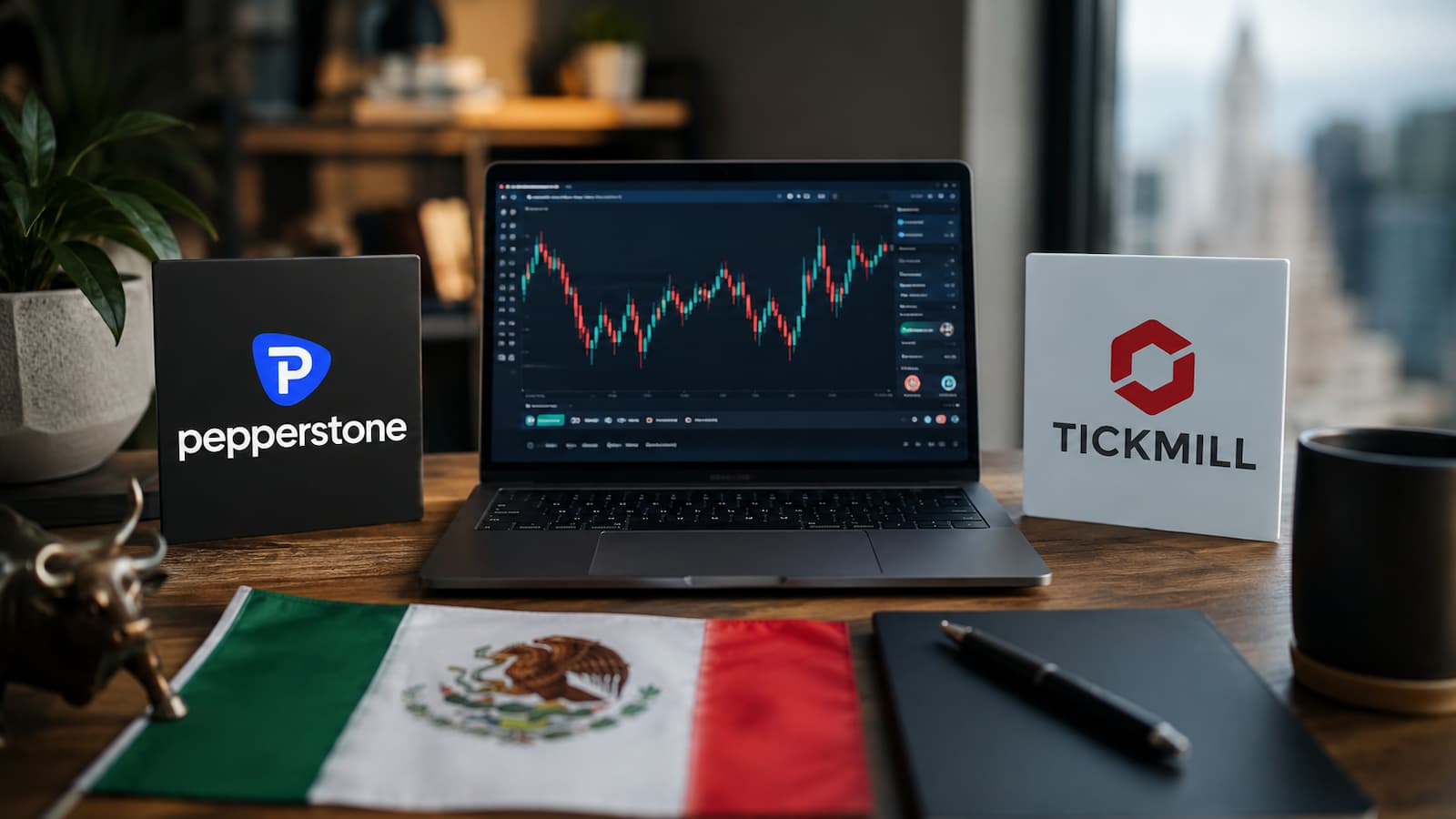 Comparativa Pepperstone vs Tickmill para usuarios en México