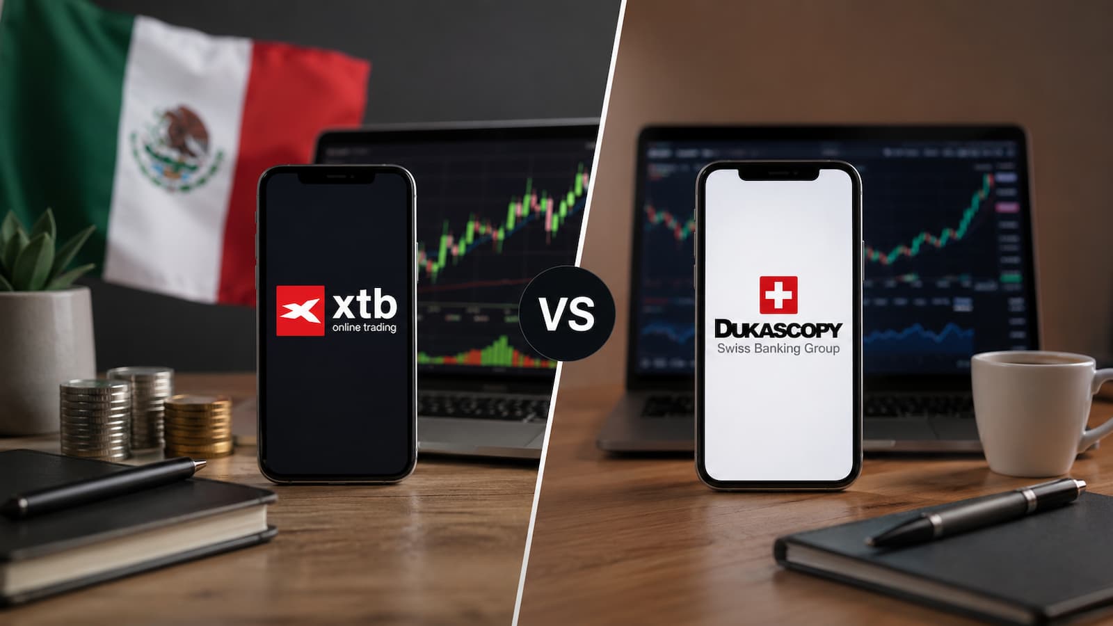 Comparativa XTB vs Dukascopy para usuarios mexicanos