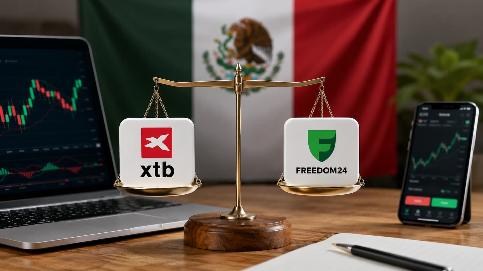 Comparativa XTB vs Freedom24 para usuarios mexicanos