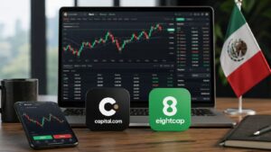 Comparativa de Capital.com y Eightcap para operar CFDs desde México