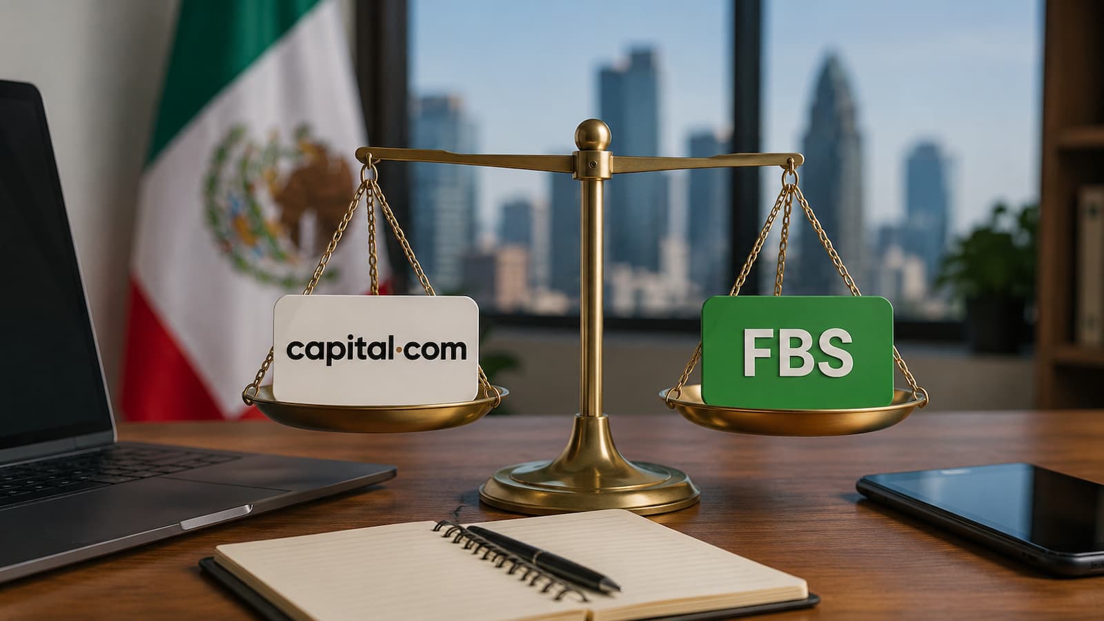Comparativa de Capital.com y FBS para usuarios en México
