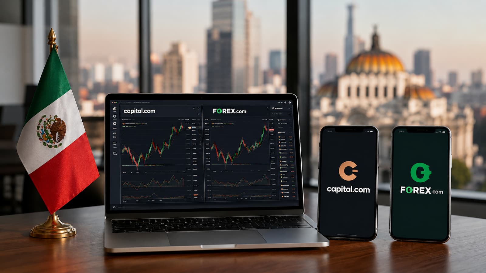 Comparativa de Capital.com y FOREX.com para usuarios mexicanos