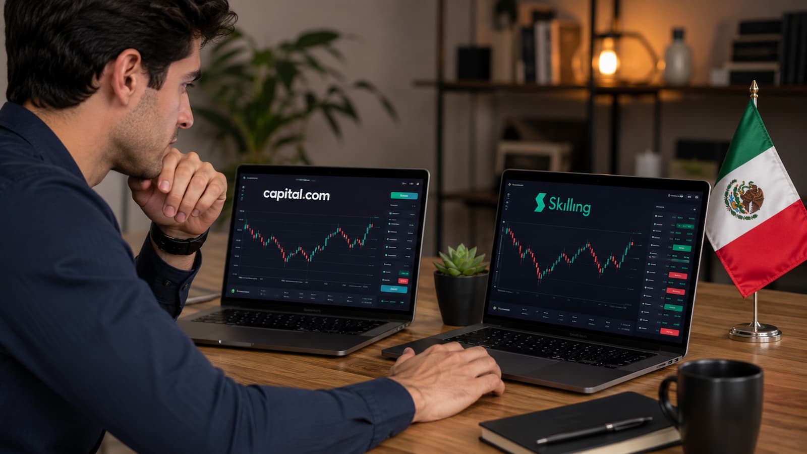 Comparativa de Capital.com y Skilling para usuarios que operan CFDs desde México