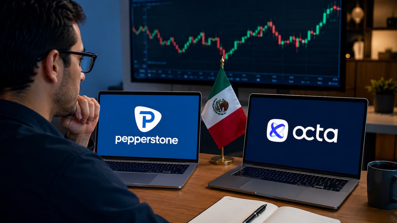 Comparativa de Pepperstone y OctaFX para usuarios mexicanos