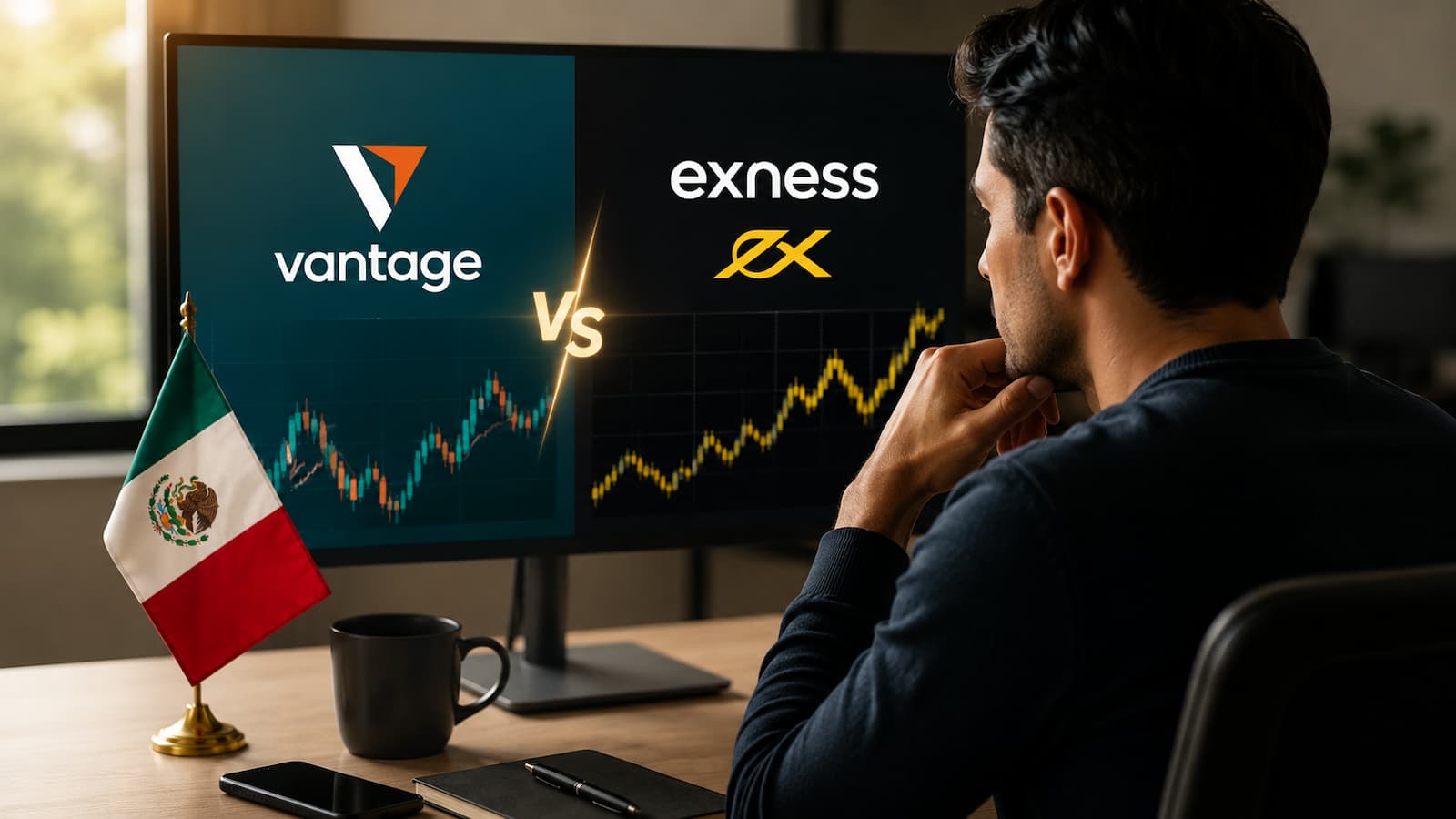 Comparativa de Vantage y Exness para traders en México