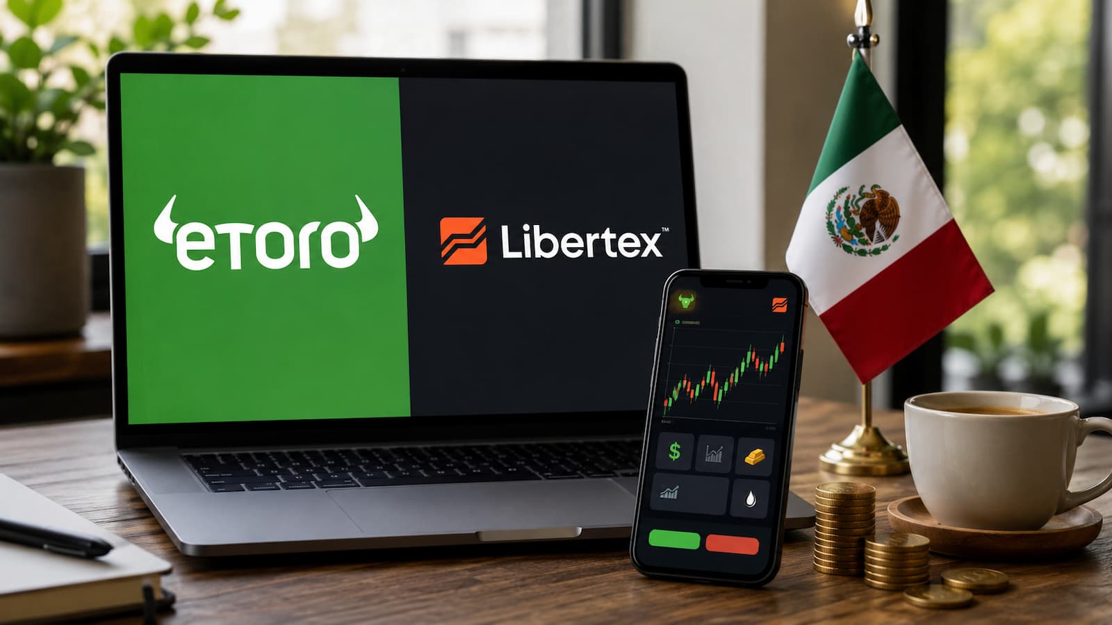 Comparativa de eToro y Libertex para usuarios en México