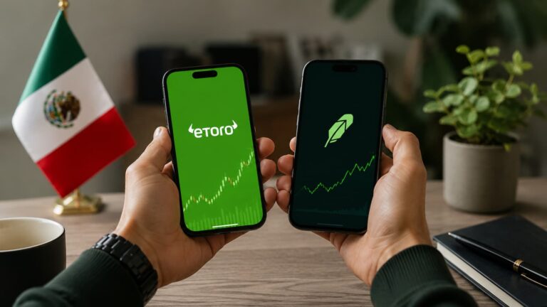 Comparativa de eToro y Robinhood para usuarios mexicanos