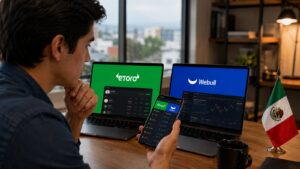 Comparativa de eToro y Webull para usuarios mexicanos en julio
