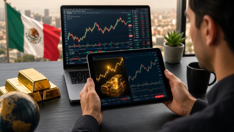 Comparativa de plataformas para operar oro e índices con CFDs desde México