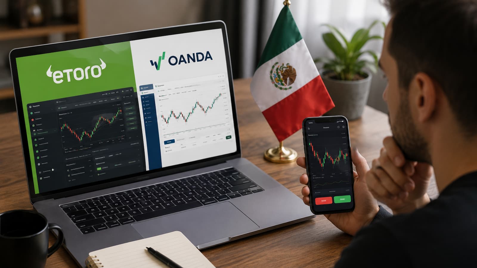Comparativa eToro vs OANDA para usuarios mexicanos